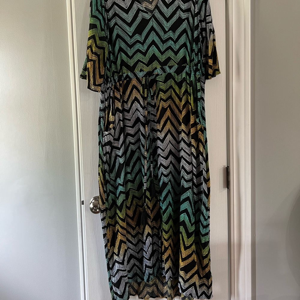 Melissa McCarthy Seven7 maxi-dress EUC